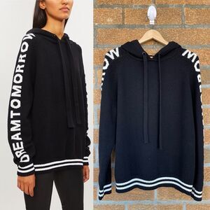 MAJE Major ‘Dream tomorrow’ embroidered knitted hoody size 1